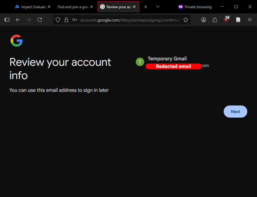IEWG Non-Gmail tutorial - Step 4