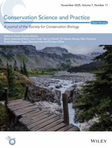 Conservation Science & Practise Special Issue Cover Conservation Science & Practise Special Issue Cover